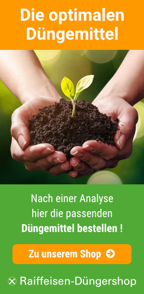 Anzeige des Raiffeisen-Düngershop