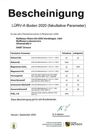 Screenshot Zertifikat