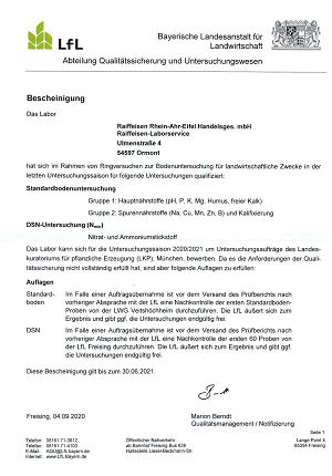 Screenshot Zertifikat