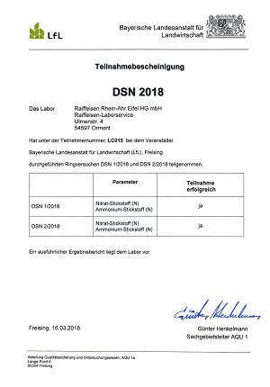 Screenshot Zertifikat