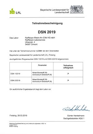 Screenshot Zertifikat