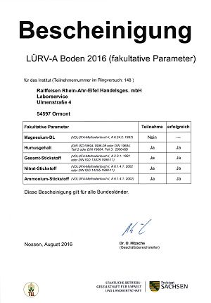 Screenshot Zertifikat