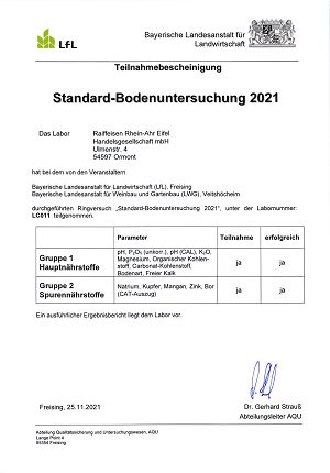 Screenshot Zertifikat