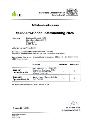 Screenshot Zertifikat