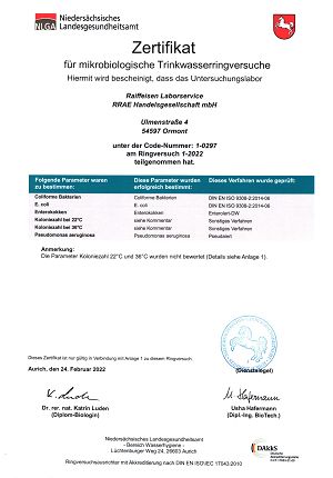 Screenshot Zertifikat