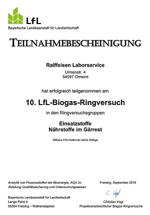 Screenshot Zertifikat