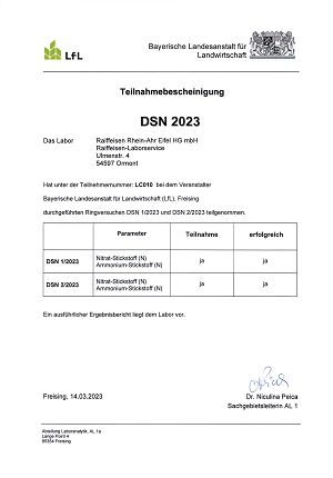 Screenshot Zertifikat