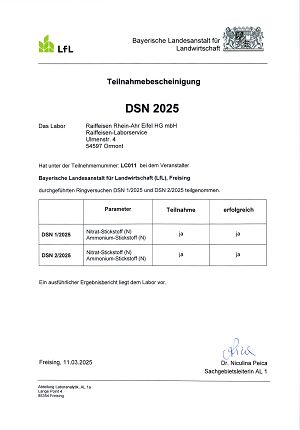 Screenshot Zertifikat